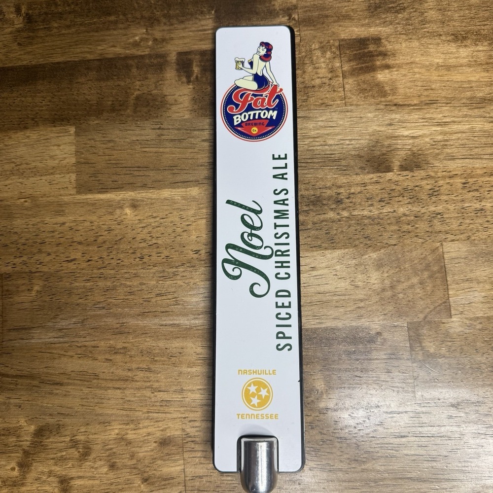 Fat Bottom Noel Spiced Christmas Ale Beer Tap Handle Nashville TN Holiday
